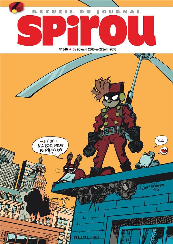 Recueil Spirou N° 346, du 20 avril 2016 au 22 juin 2016