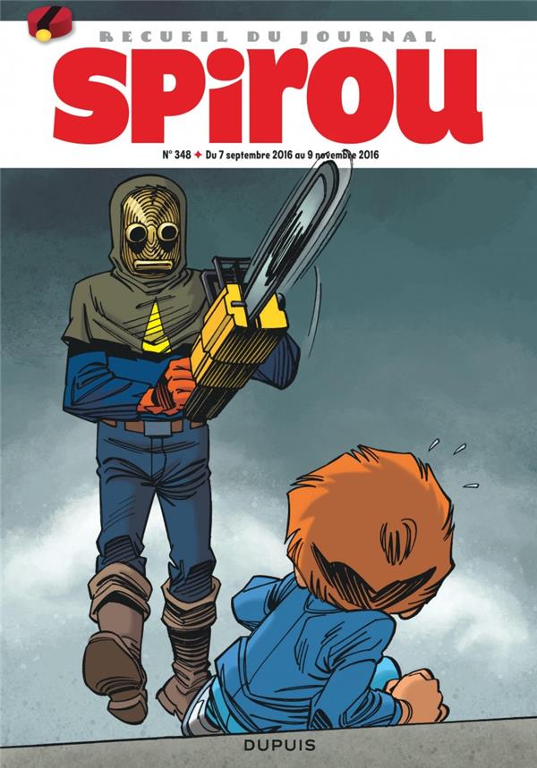 Recueil Spirou N° 348, du 7 septembre 2016 au 9 novembre 2016