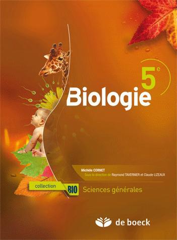 Biologie 5e - manuel sciences generales 2 per./sem.