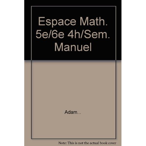 Espace math 5e/6e. Theorie - 4 periodes/semaine