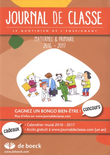Journal de classe de l'enseignant 2016 2017