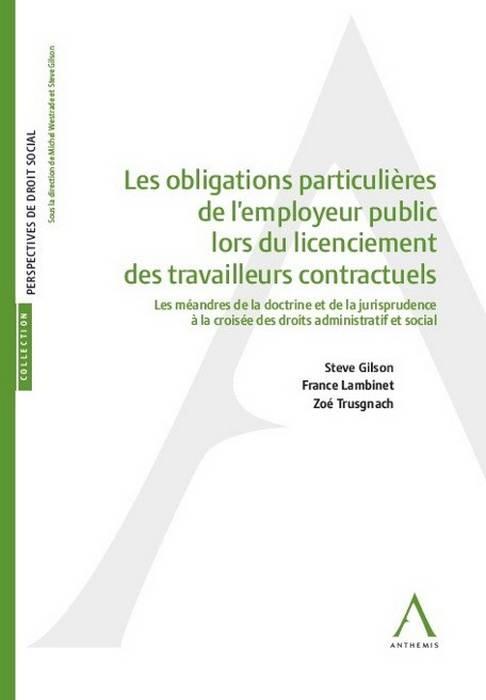 Obligations particulières de l'employeur public lors du licenciement de travailleurs contractuels