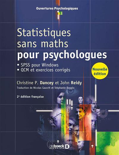 Statistiques sans maths pour psychologues. 3e édition