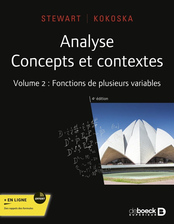 Analyse, concepts et contextes. Volume 2 : Fonctions de plusieurs variables, 4e édition