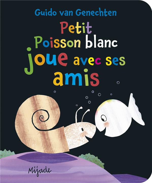 Petit Poisson blanc joue avec ses amis