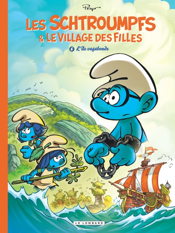 Les Schtroumpfs & le village des filles Tome 6 : L'île vagabonde. Episode 2/3