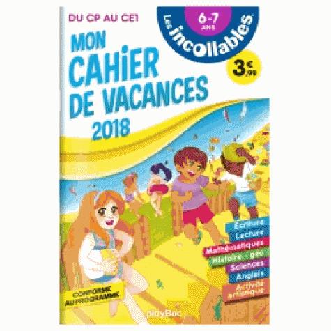 Mon cahier de vacances du CP au CE1. Edition 2018