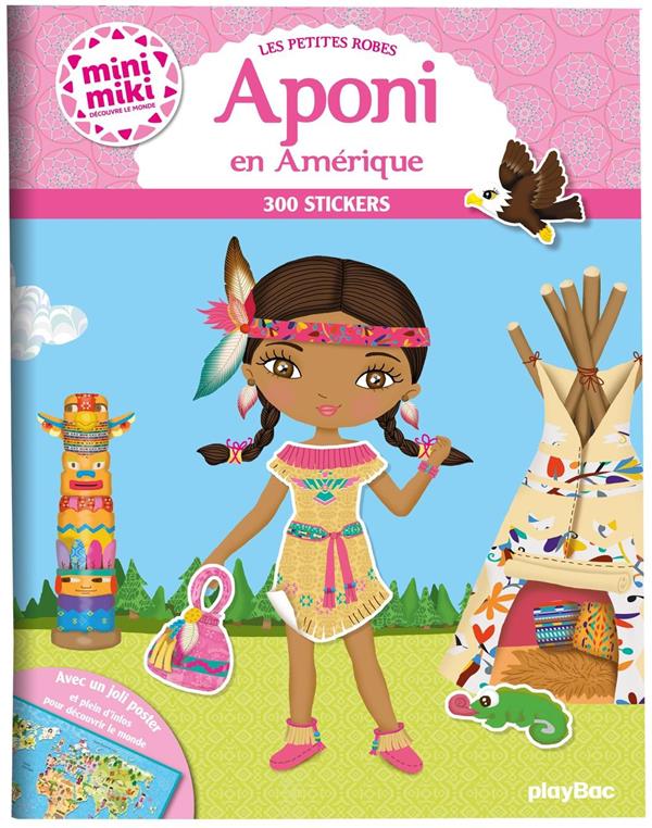 Les petites robes Aponi en Amérique. 300 stickers