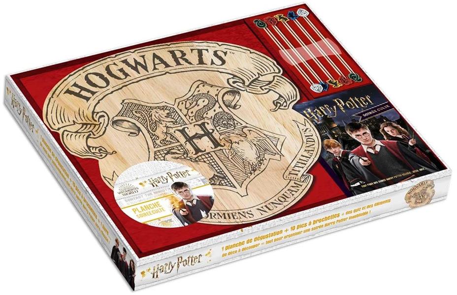 Coffret Soirée Culte Harry Potter. Avec 1 planche de dégustation, 8 piques en bois,