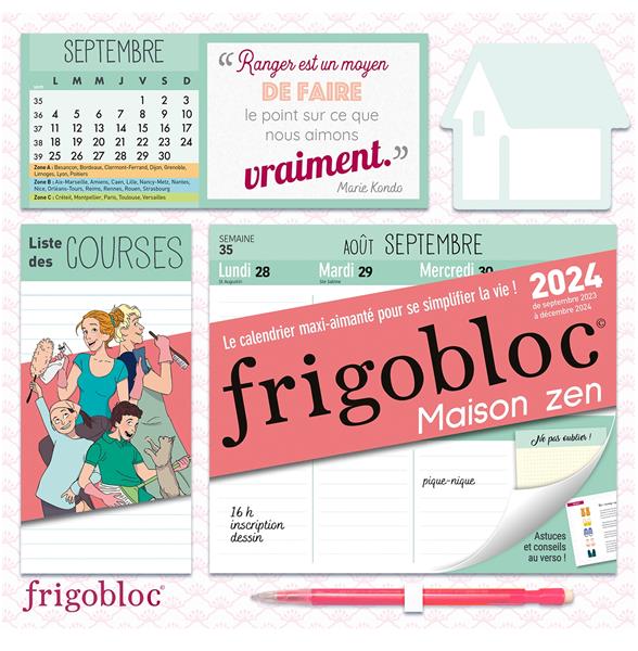 Frigobloc Maison zen. Edition 2023-2024