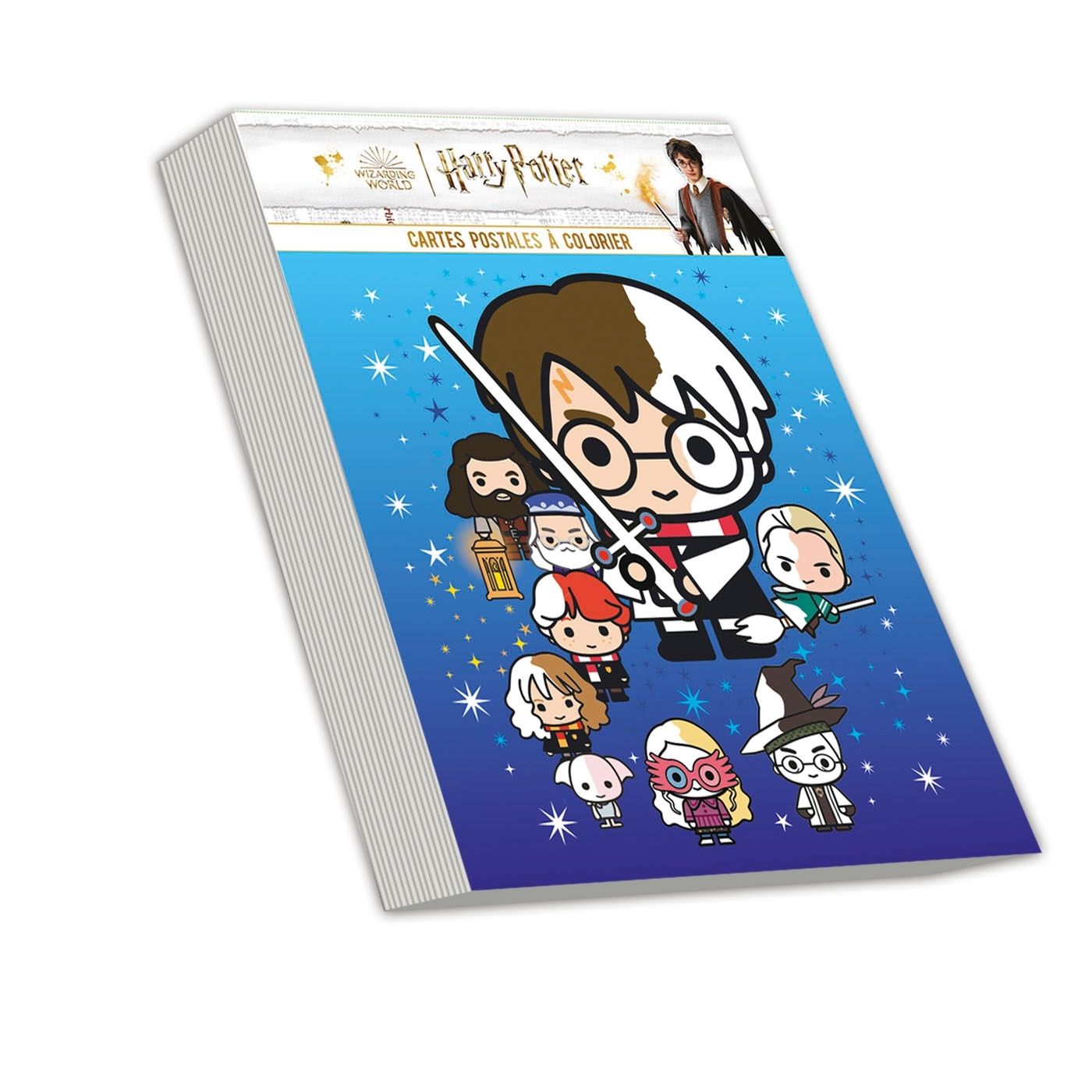 Cartes postales à colorier Harry Potter