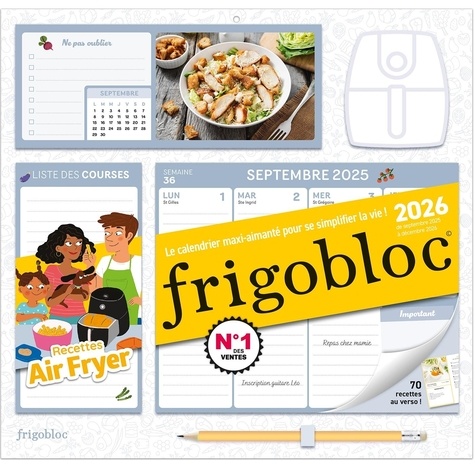 Frigobloc hebdomadaire Air fryer. De septembre à décembre 2026, Edition 2026