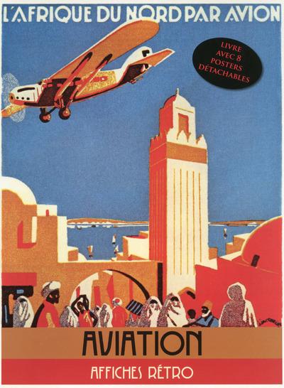 Aviation, affiches rétro. Avec 8 posters détachables