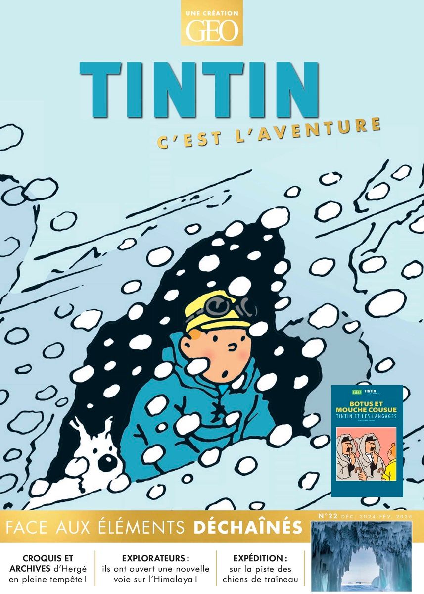 Tintin c'est l'aventure N° 22, décembre 2024-février 2025 : Face aux éléments déchaînés. Avec Botus