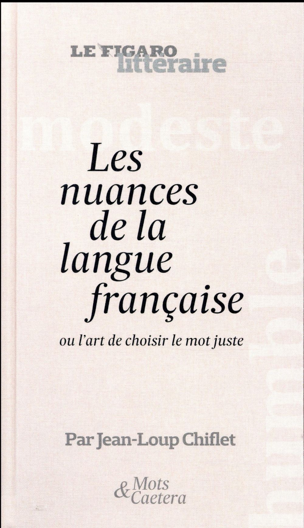 Les nuances de la langue française