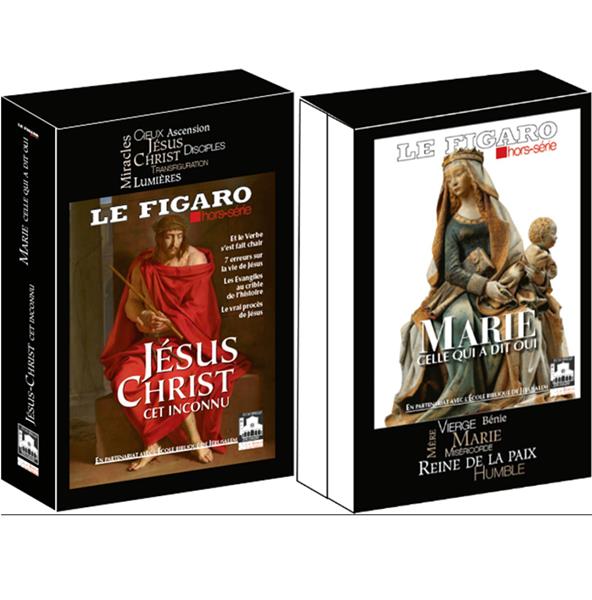 Le Figaro hors-série : Marie, celle qui a dit oui ; Jesus-Christ, cet inconnu. Coffret en 2 volumes