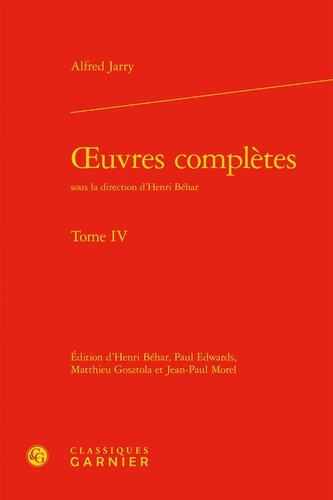 Oeuvres complètes 4