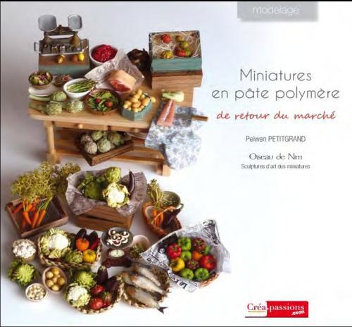 Miniatures en pâte polymère. De retour du marché