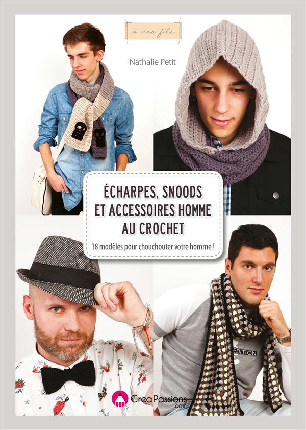 Echarpes, snoods et accessoires homme au crochet