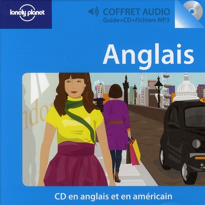 Coffret audio Anglais. Guide CD Fichier MP3. CD en anglais et en américain, avec 1 CD audio
