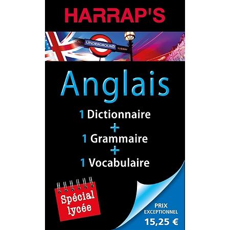 Bibliothèque anglaise Harrap's. Pack en 3 volumes : Dictionnaire de poche anglais ; Grammaire anglai