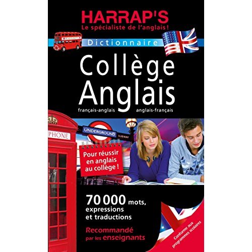 Harrap's dictionnaire collège anglais. Français-anglais / anglais-français