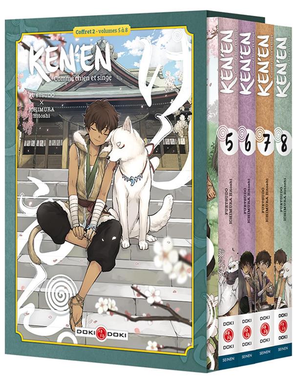 Ken'en - Comme chien et singe : Coffret 1 en 4 volumes. Tomes 1 à 4. Avec une illustration collector