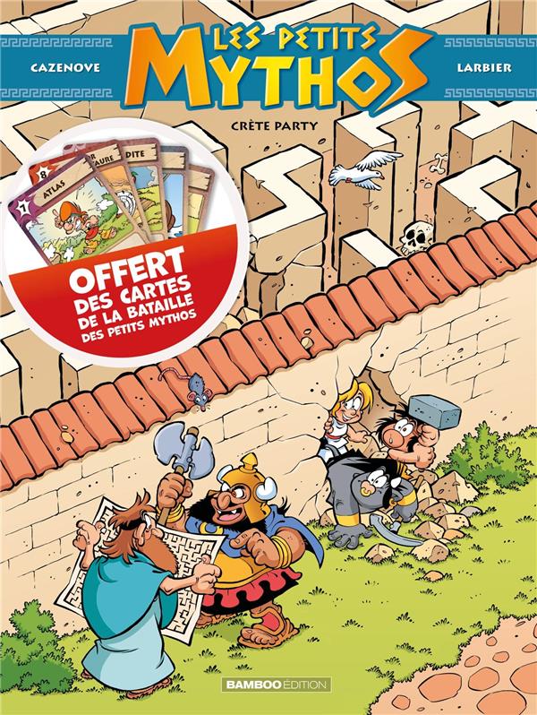 Les petits mythos Tome 11 : Crète party. Avec des cartes de la bataille des petits mythos