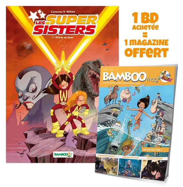 Les Supersisters - Tome 01 Bamboo mag offert