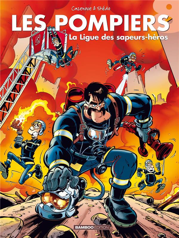 Les Pompiers Tome 08 - Prix Réduit top humour 2022. La ligue des sapeurs-héros