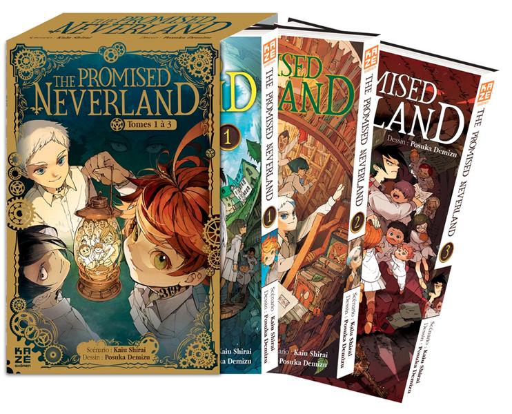 The Promised Neverland : Pack en 3 volumes : Tome 1, Grace Field House ; Tome 2, Sous contrôle ; Tom