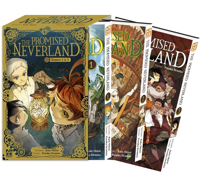 The Promised Neverland - Coffret en 3 volumes : Tome 1 à 3