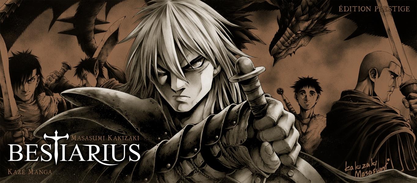 Bestiarius : Coffret en 7 volumes Edition prestige. Avec 7 ex-libris grand format et 1 dessin exclus