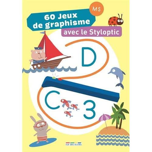 60 JEUX DE GRAPHISME AVEC LE STYLOPTIC 4 ANS