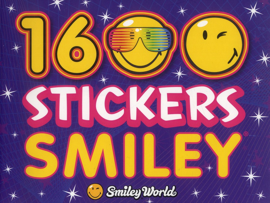 1600 stickers smiley