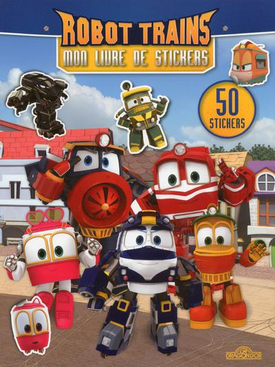 Robot trains. Mon livre de stickers