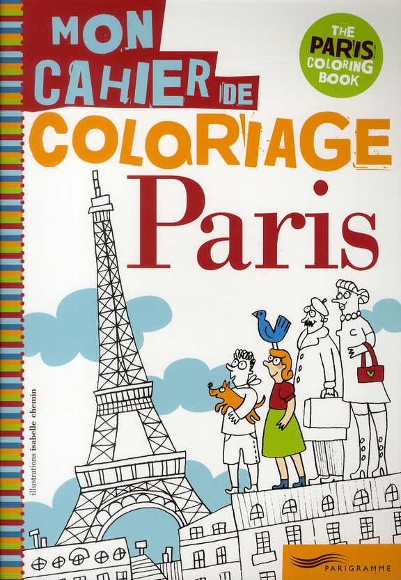 Mon cahier de coloriage Paris