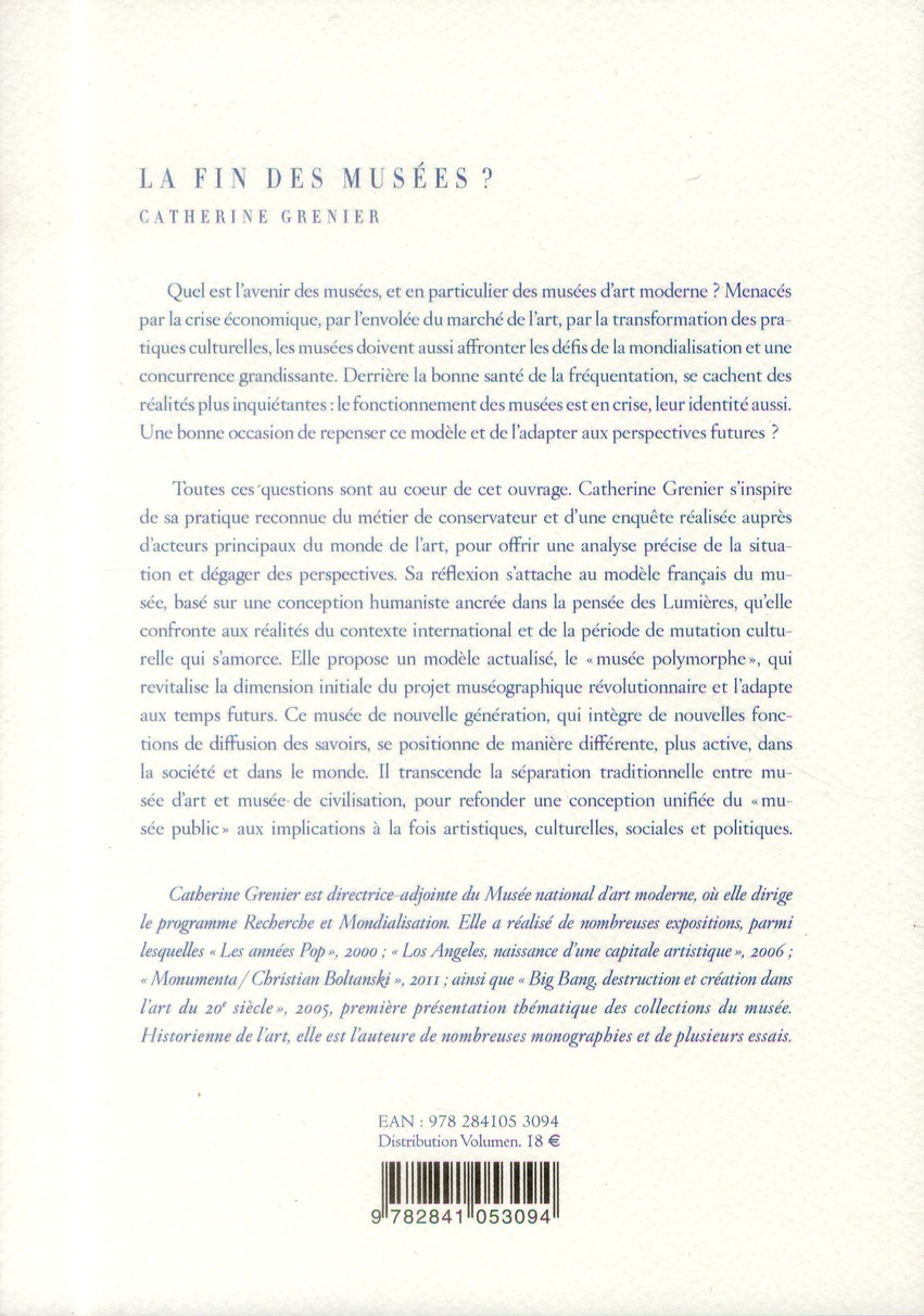 La fin des musées ?