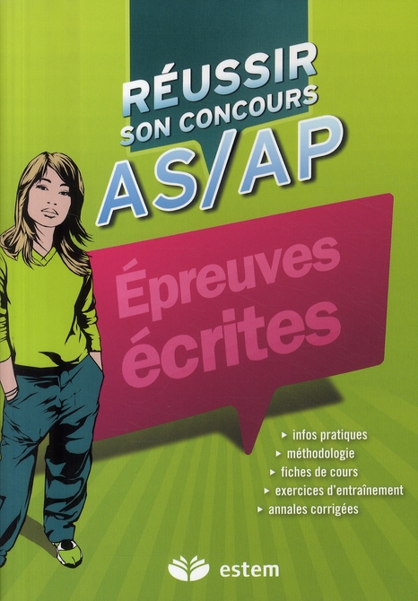 Réussir son concours AS / AP : épreuves écrites