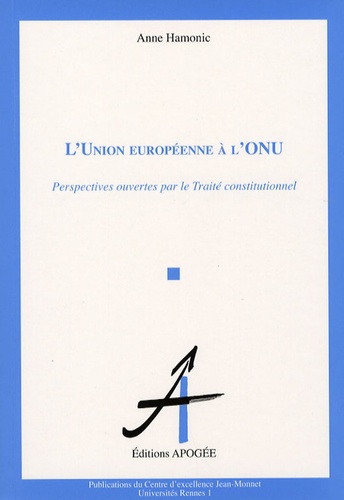 L'Union Européenne à l'ONU. Perspectives ouvertes par le Traité constitutionnel