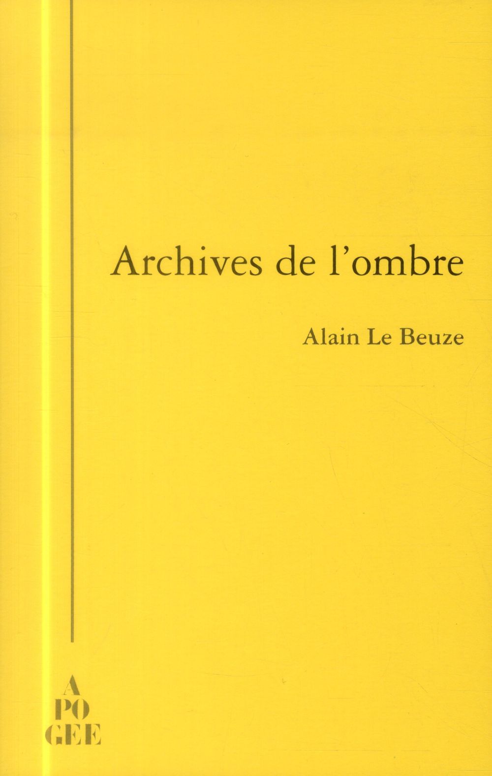 Archives de l'ombre