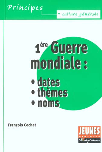 1ère guerre mondiale : dates, thèmes, noms