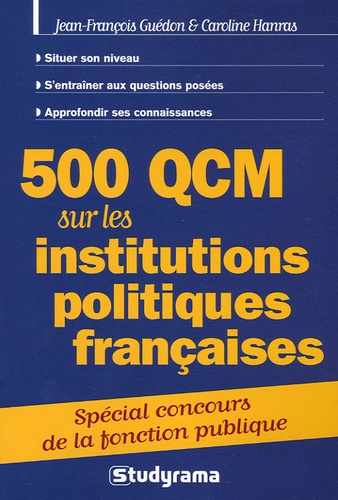 500 QCM sur les institutions politiques françaises