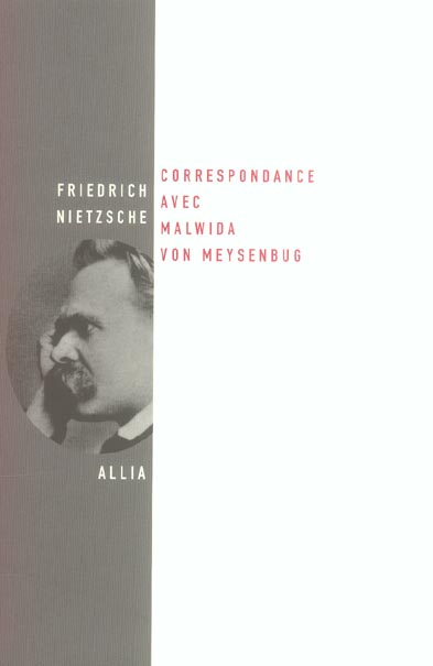 Correspondance avec Malwida von Meysenbug