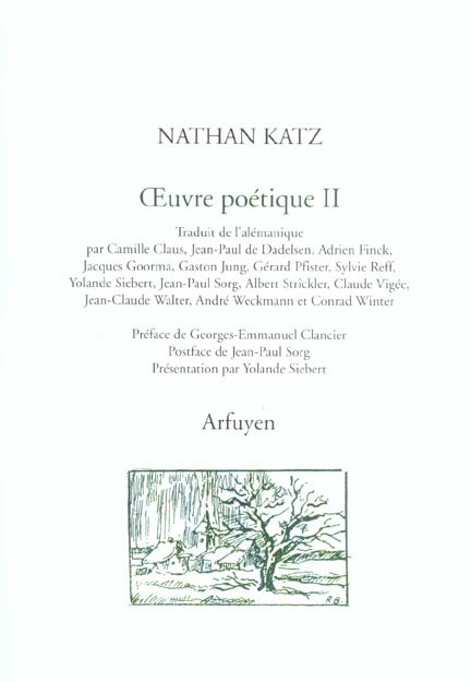 Oeuvre poétique. Tome 2, édition bilingue alémanique-français