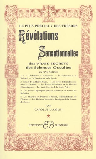 Révélations Sensationnelles des vrais secrets des sciences occultes