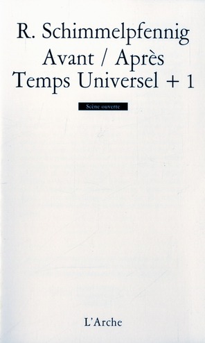Avant / Après ; Temps Universel 1