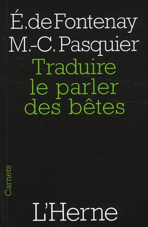 Traduire le parler des bêtes
