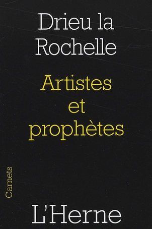 Artistes et prophètes