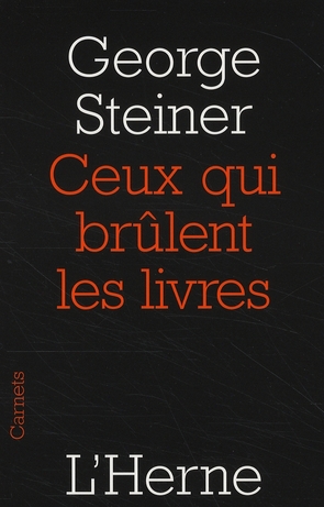Ceux qui brûlent les livres